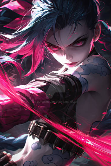 Arcane Powder vs Jinx by Vhalien on DeviantArt