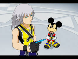 Riku + King Mickey - 2D Style