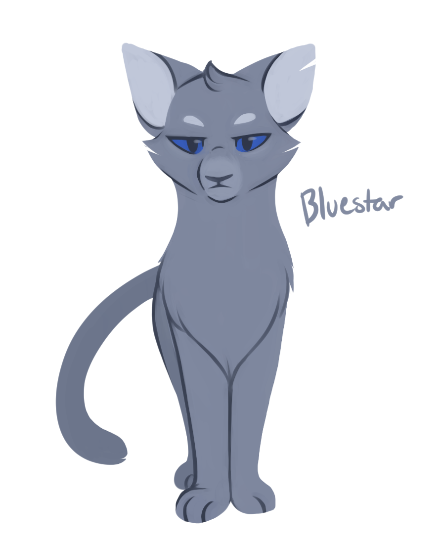 Warriors Cats Challenge #2 - Bluestar (Old Design) by SacredRoses