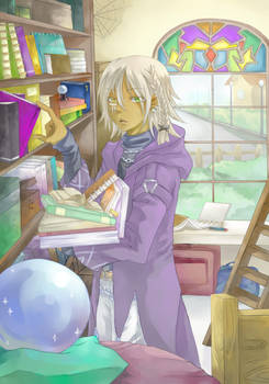 Gale in his room coloured