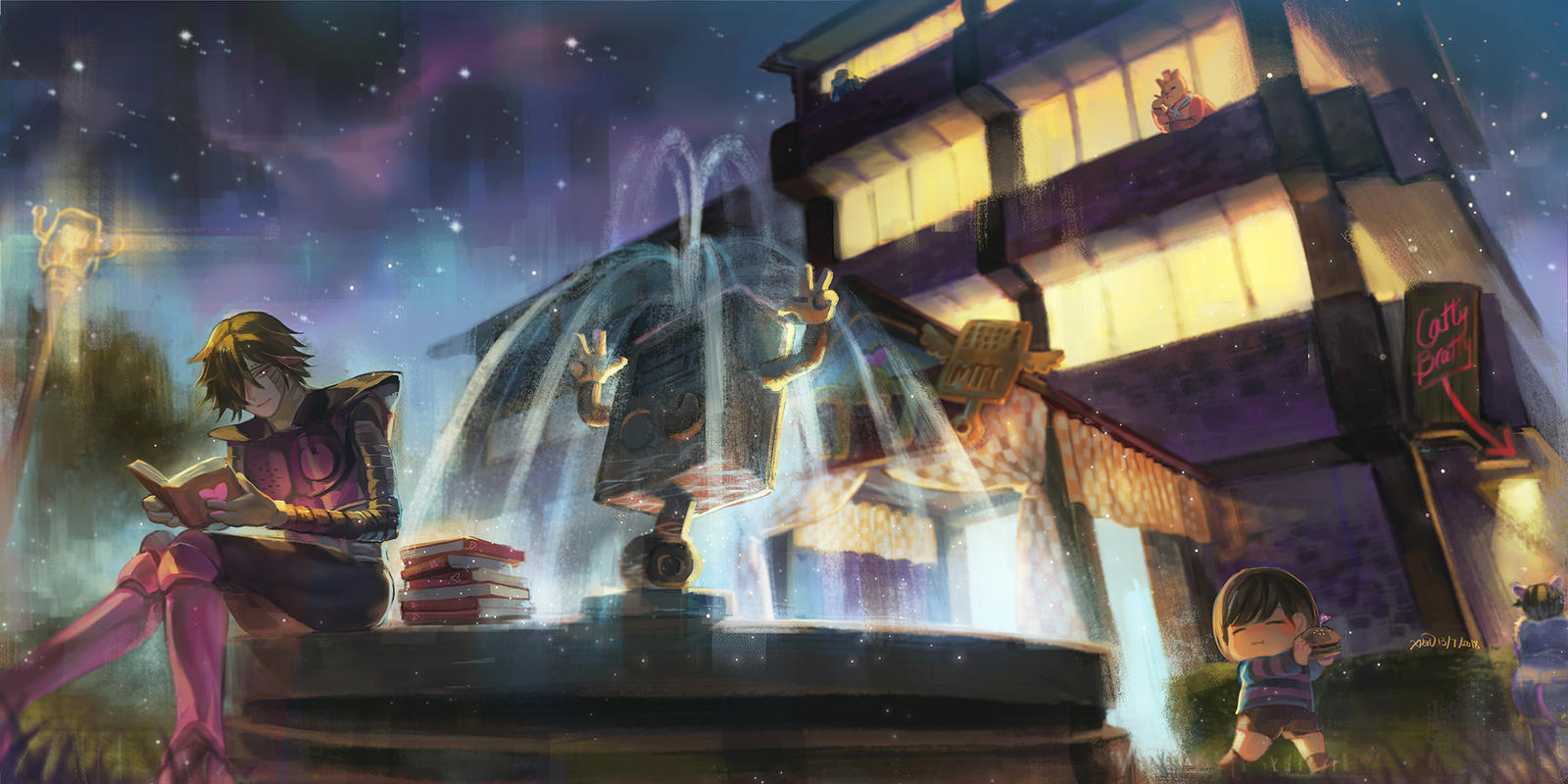 UT- Mettaton Resort by christon-clivef