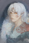 sesshomaru  by christon-clivef