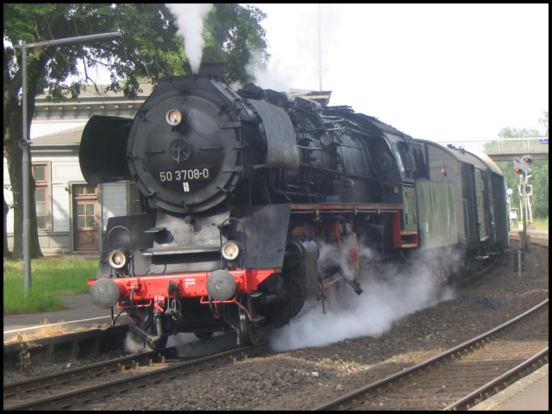 Leaving the station
