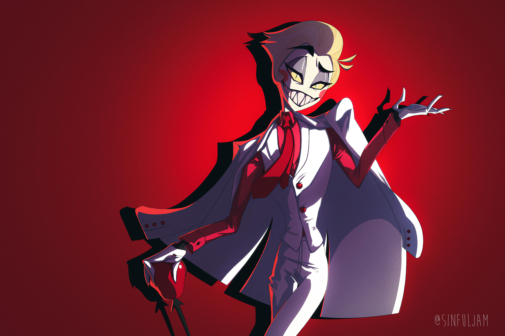 Hazbin Hotel Lucifer by SINFULjam on DeviantArt