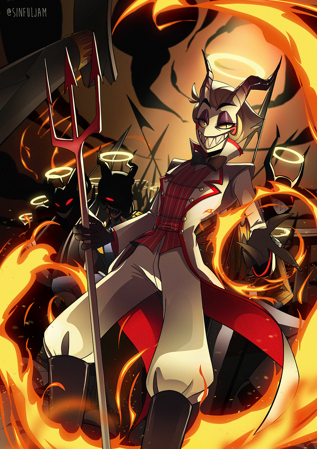 Hazbin Hotel Lucifer War in Heaven by SINFULjam on DeviantArt