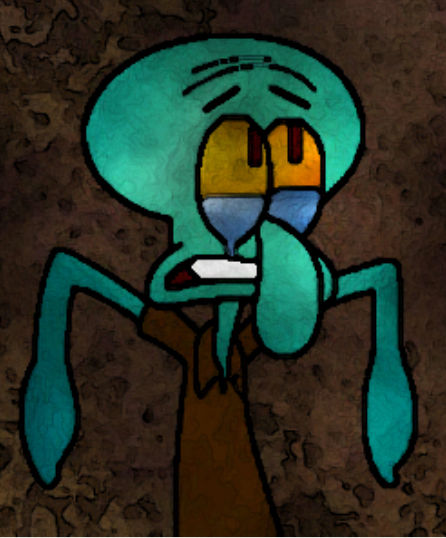 Squidward's shock by Growlie26 on DeviantArt