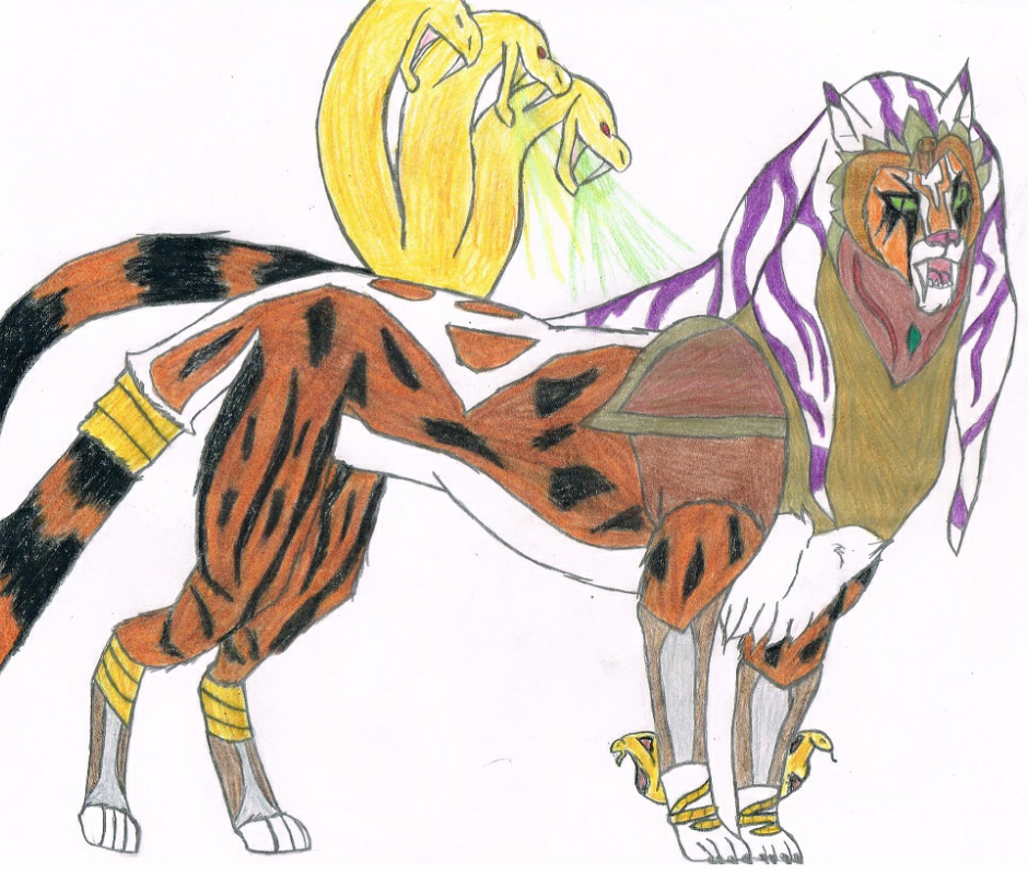 Feralpatra's legendary form: Nilegruta by Growlie26