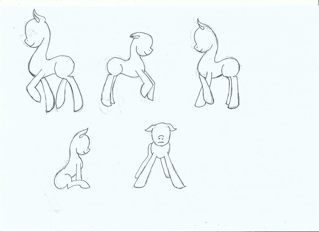 mlp poses by FlutterPaint on DeviantArt