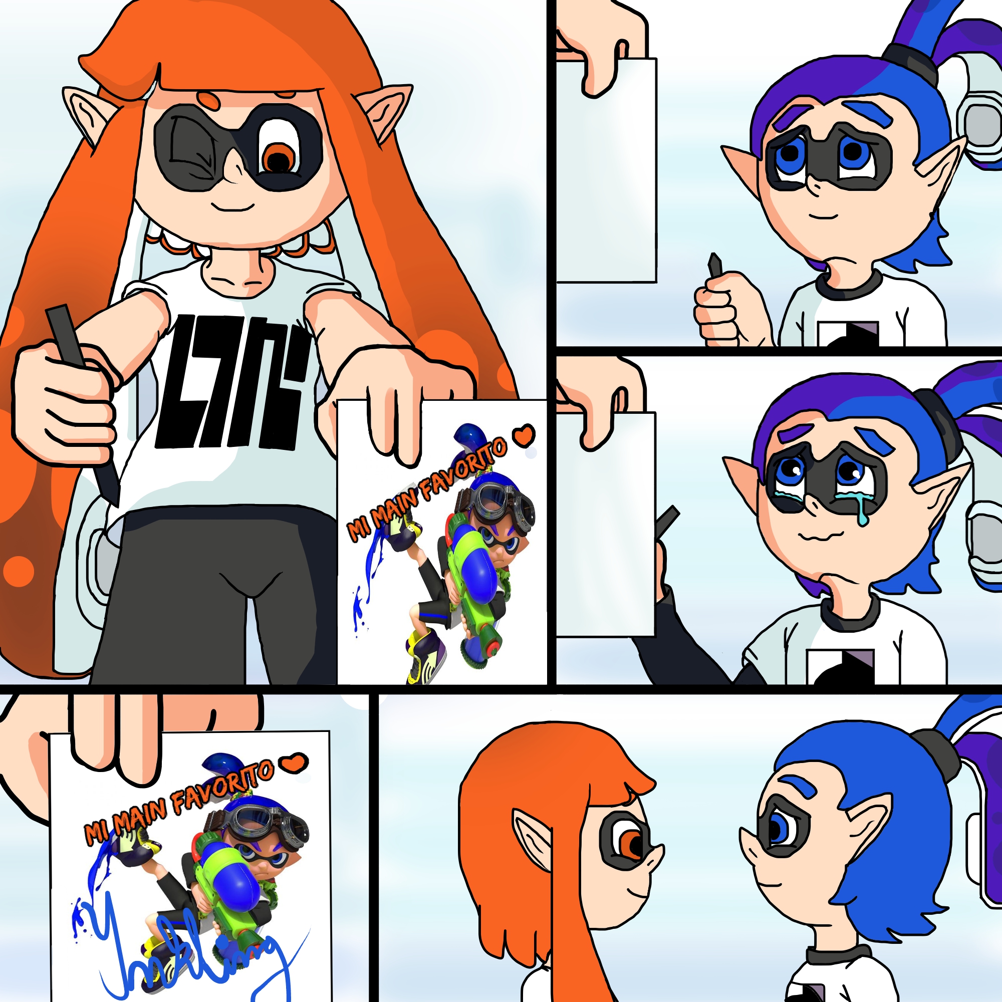 Inkling Valentine's Day PT 4 by TheCalmShock on DeviantArt