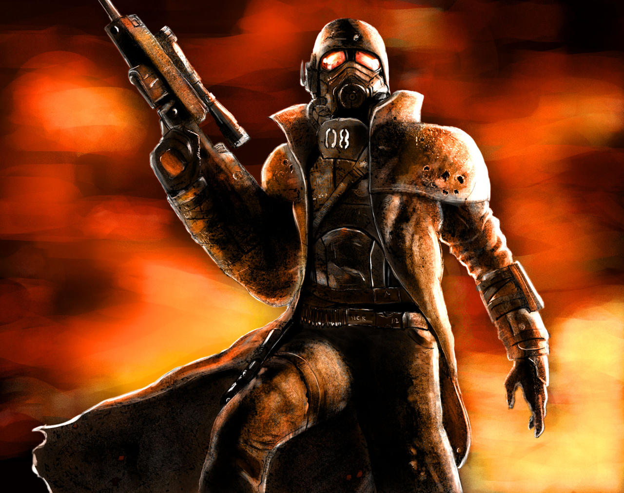 Fallout new vegas ranger by Hesuvius on DeviantArt