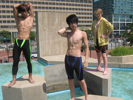 Otakon 2013 - Free! Iwatobi swim club cosplay