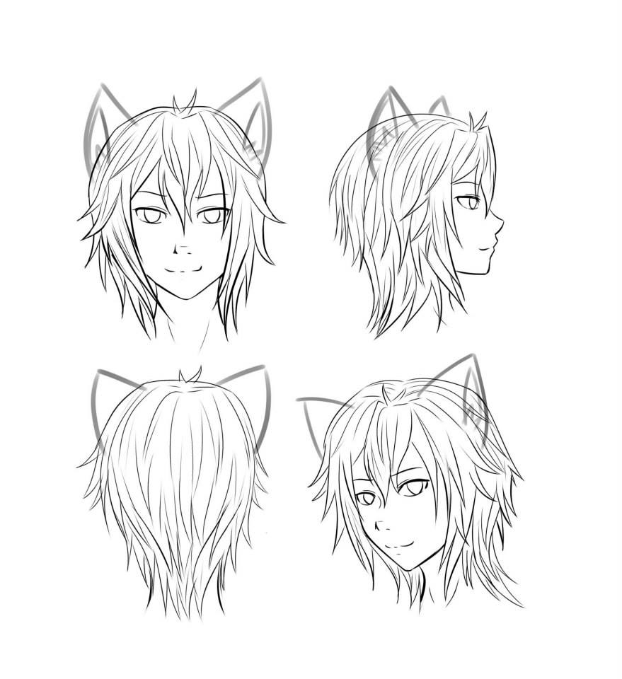 anime hair reference by SanekoPrinceofTennis on DeviantArt