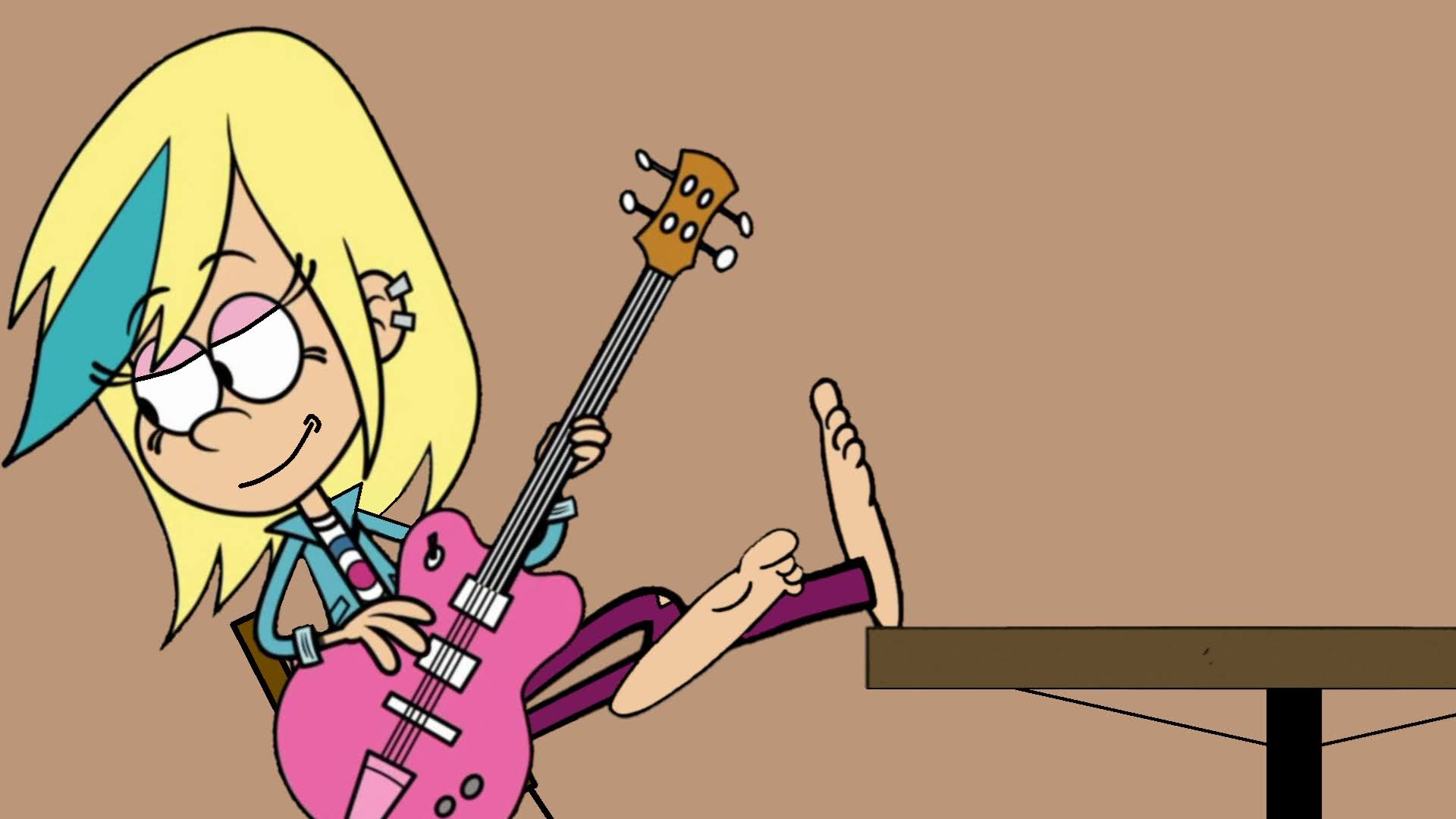 Bootless Sam Sharp Relaxing While Playing Her Bass by ...