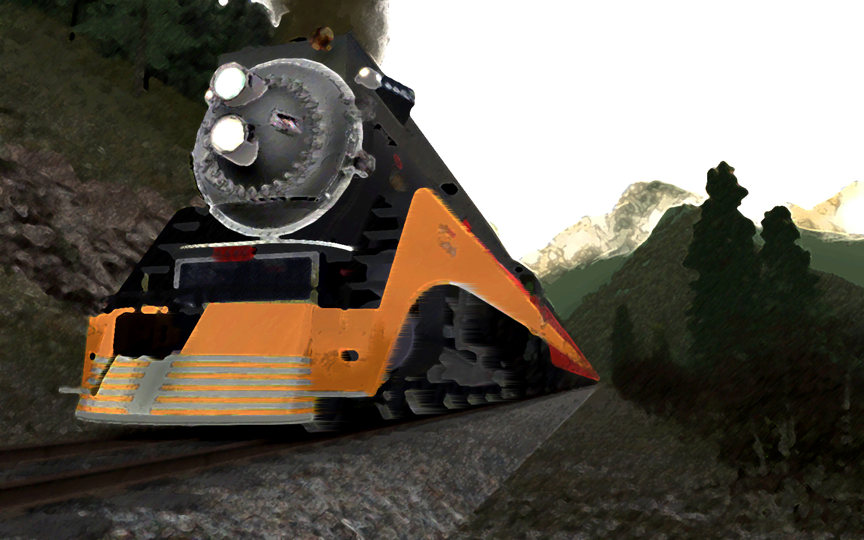 Rocketing Down the Rails - Painting Conversion