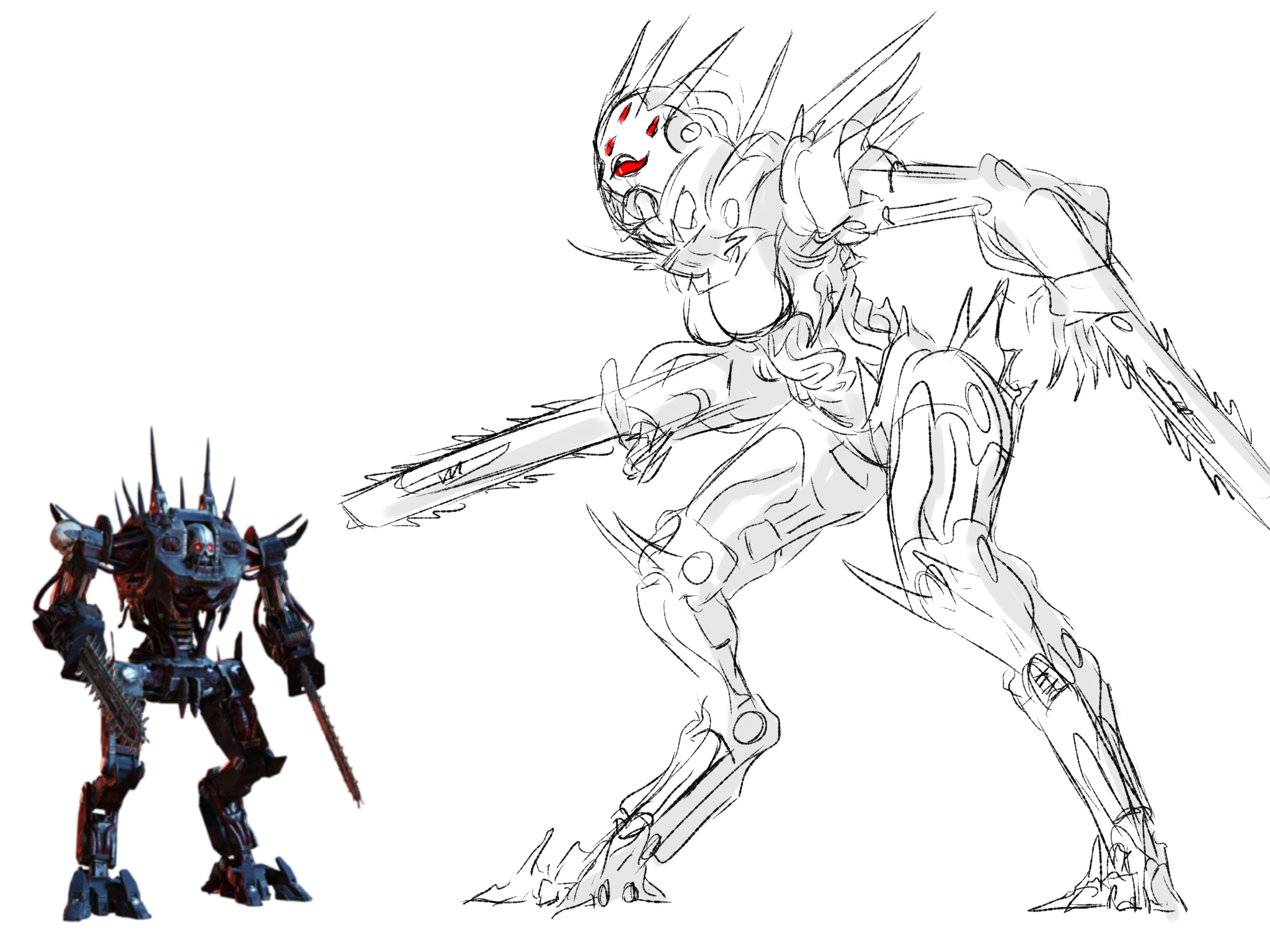 Utomaton Helldivers 2: Sketch automaton berserker by GlagoWitch on DeviantArt