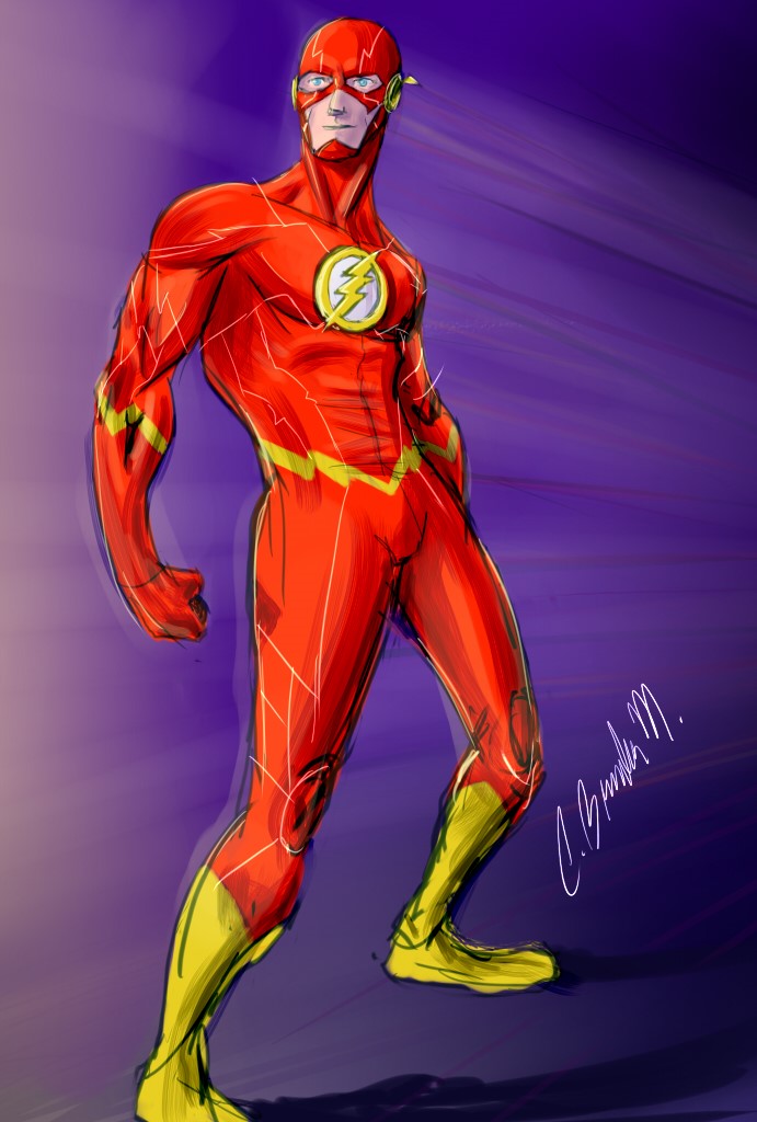 The Flash New 52 Sketch by BMendoza22 on DeviantArt The Flash New 52 Sketch by BMendoza22 on DeviantArt