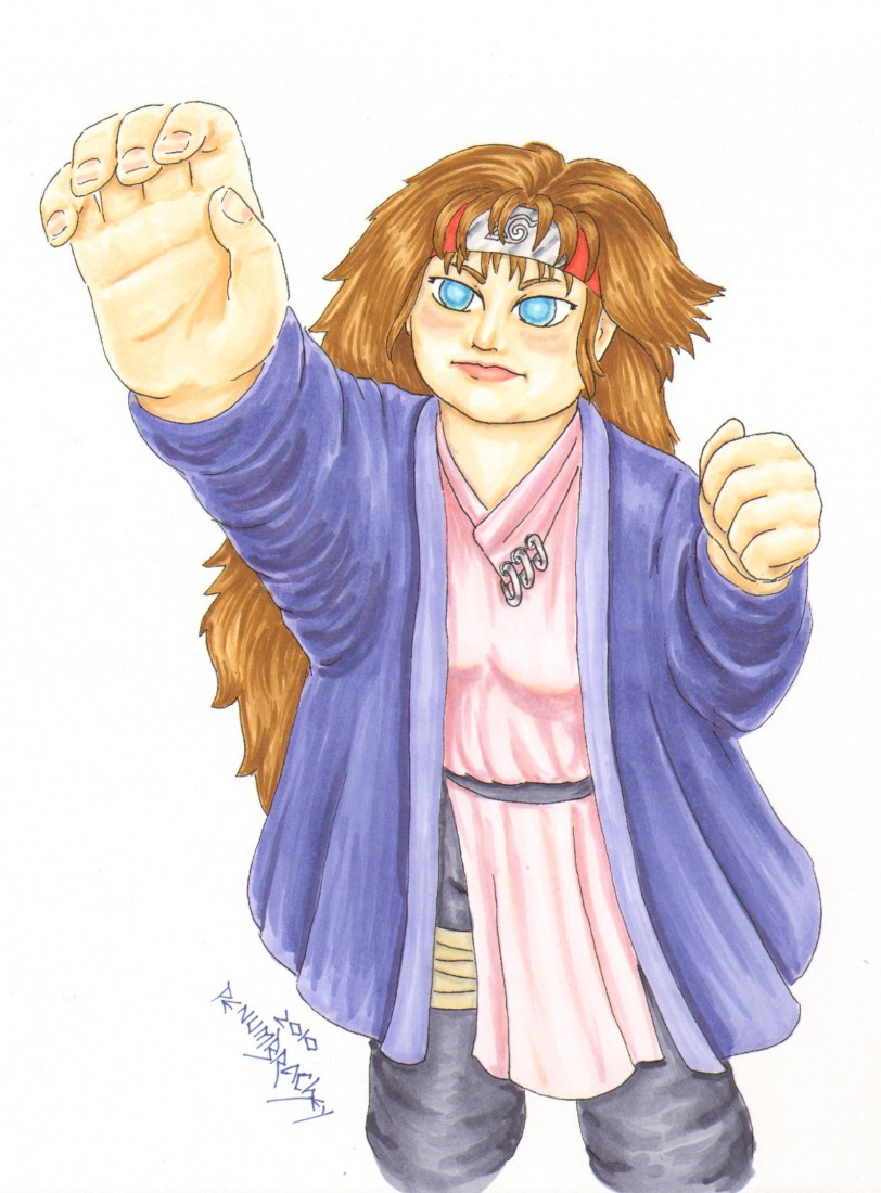 Akimichi Kiseki as a Genin