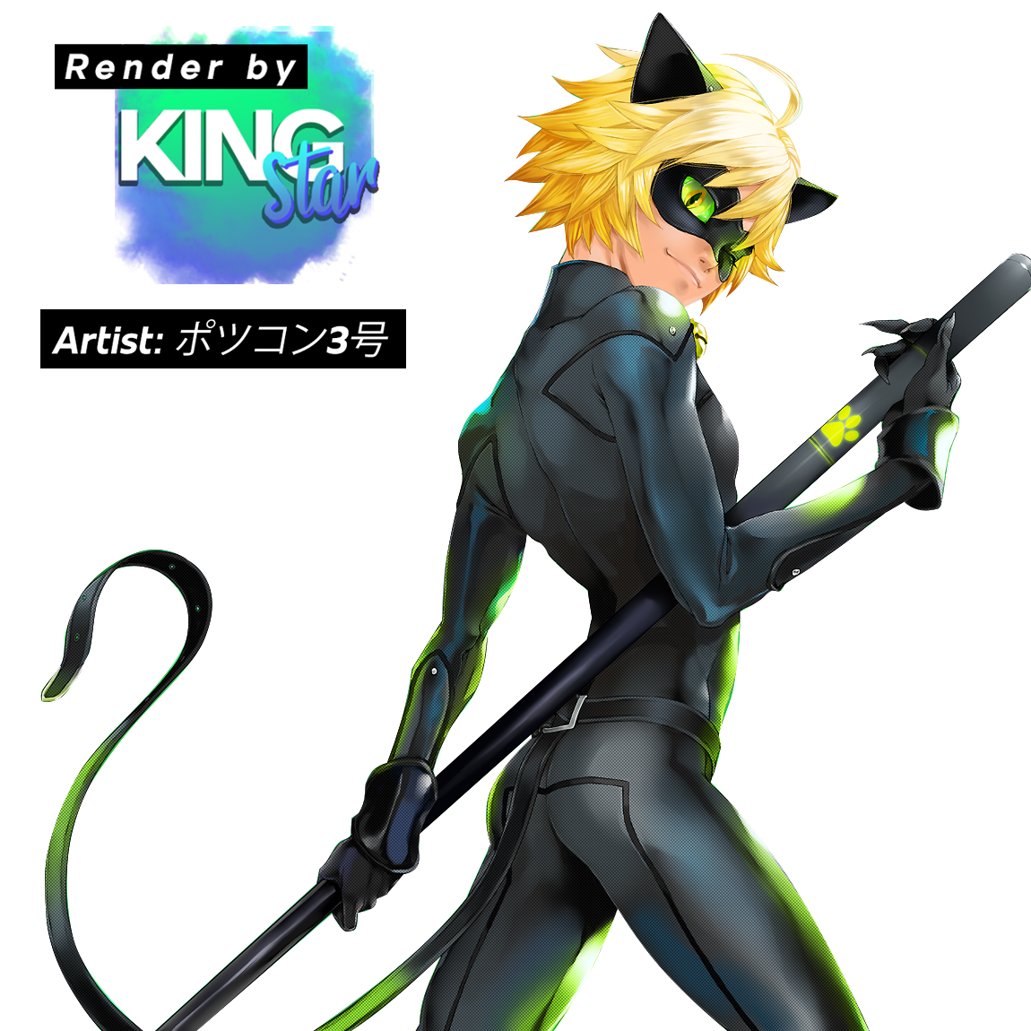 Chatnoir by MiraculousRender on DeviantArt