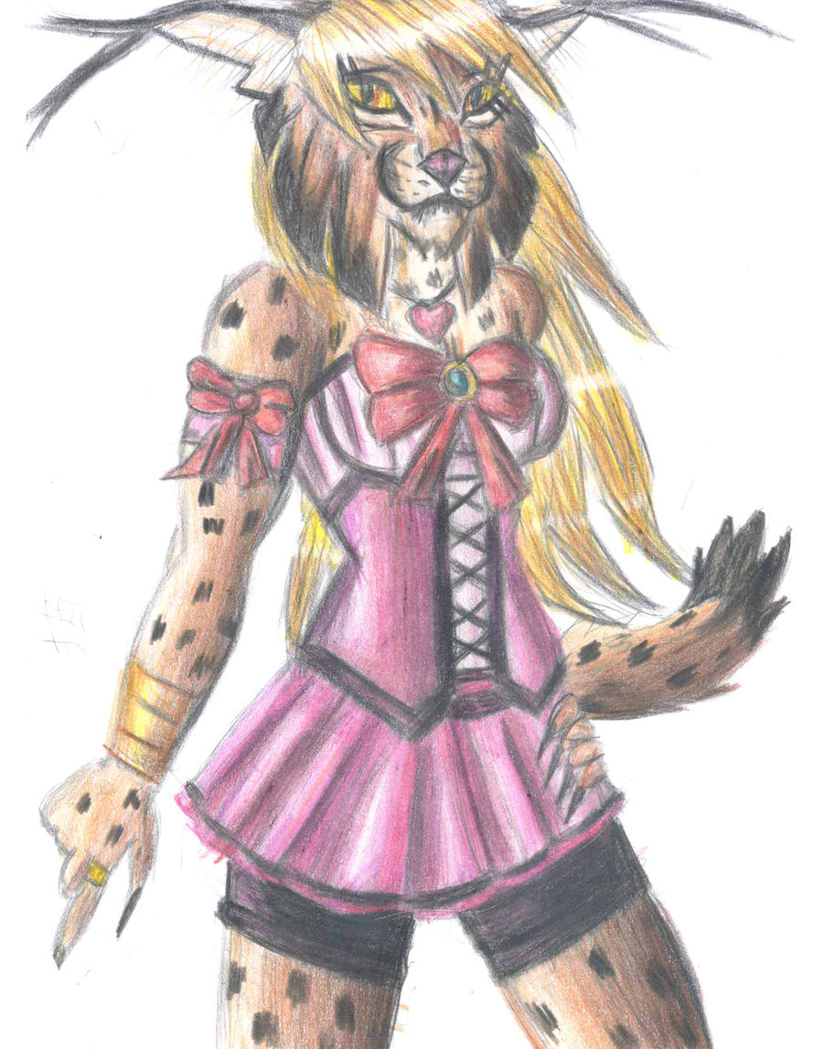 Pink Clothes Iberian Lynx Girl