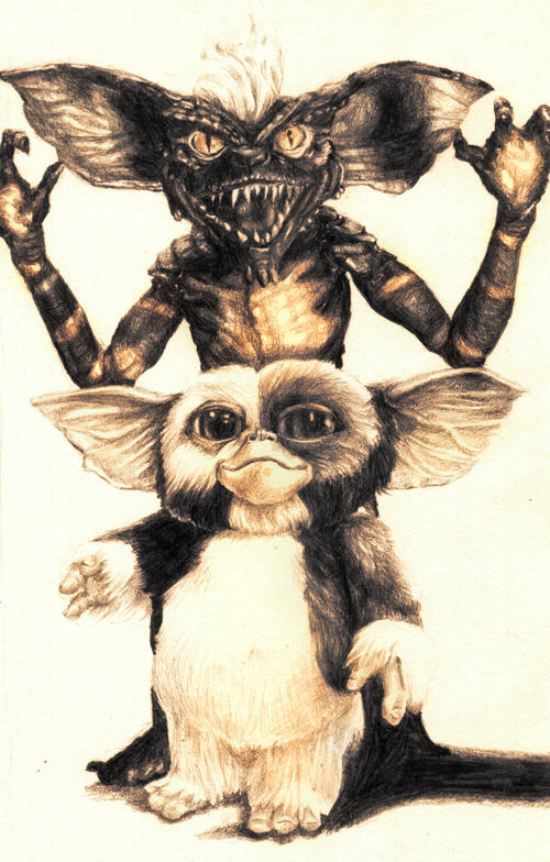 Gizmo and Spike from Gremlins by Aaron-Bir on DeviantArt