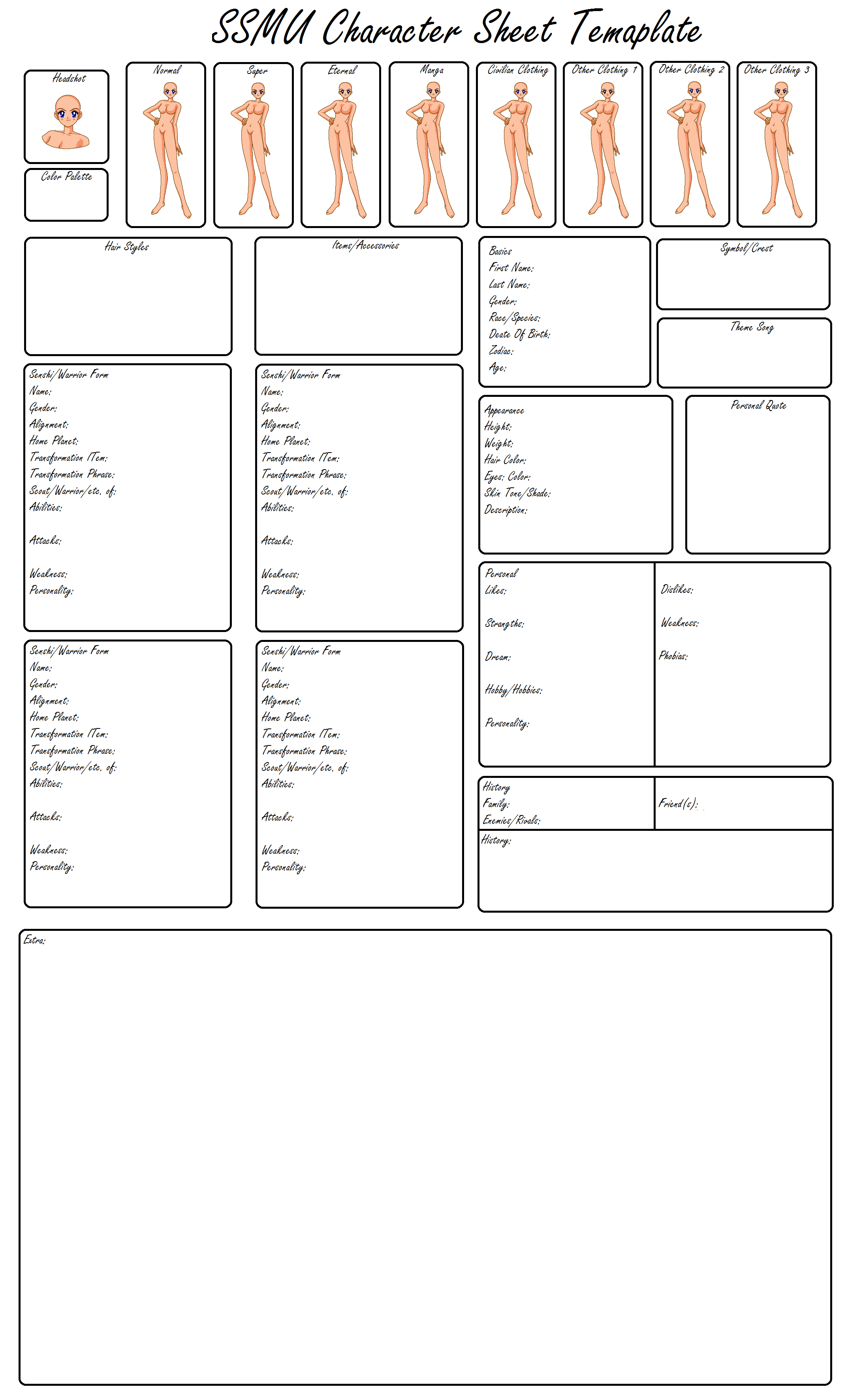 Ssmu Character Sheet Template By Diy Gamer On Deviantart