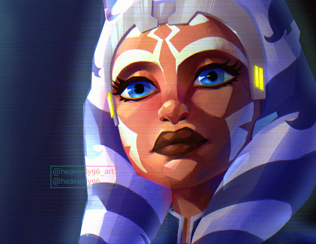 Ahsoka screen redraw by Heavenly96 on DeviantArt