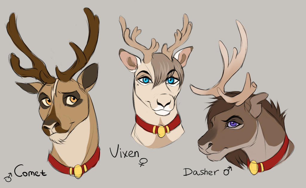 Rudolph the red nosed reindeer by Zacepka on DeviantArt