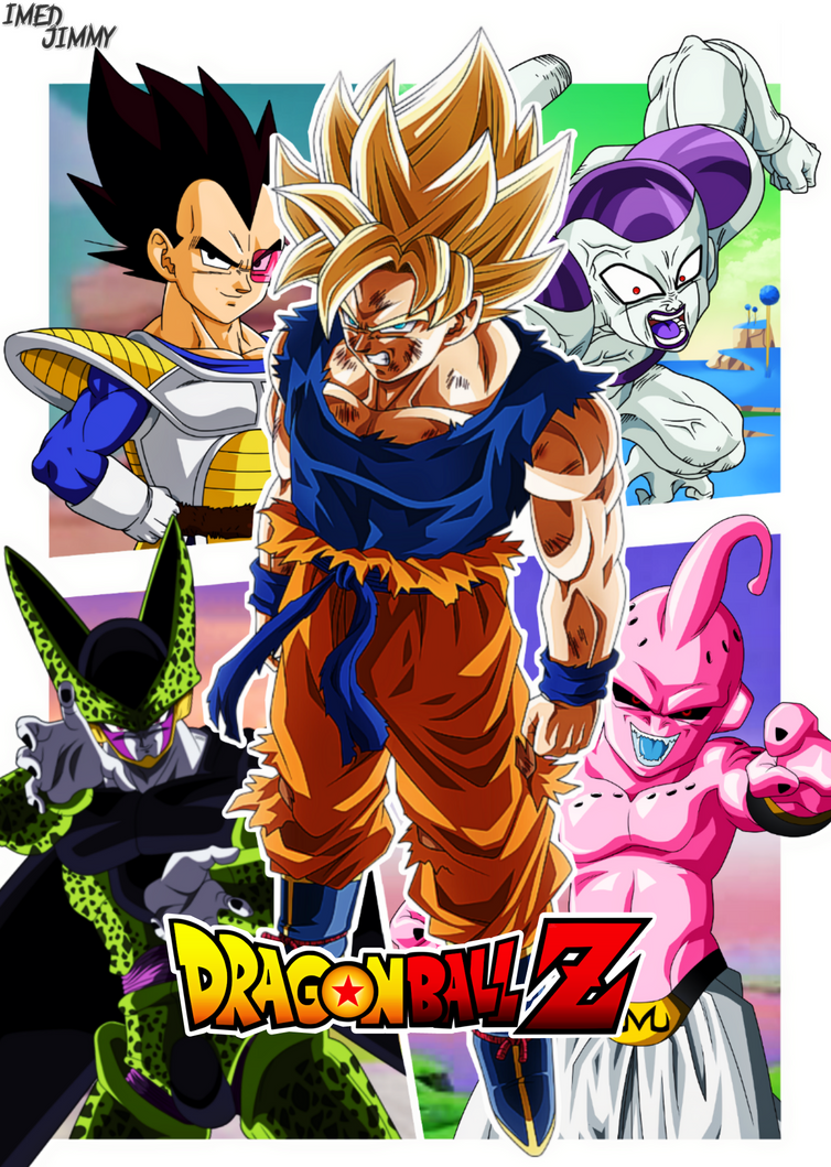 Dragon Ball Z Poster Art (2023) by airielashf23 on DeviantArt