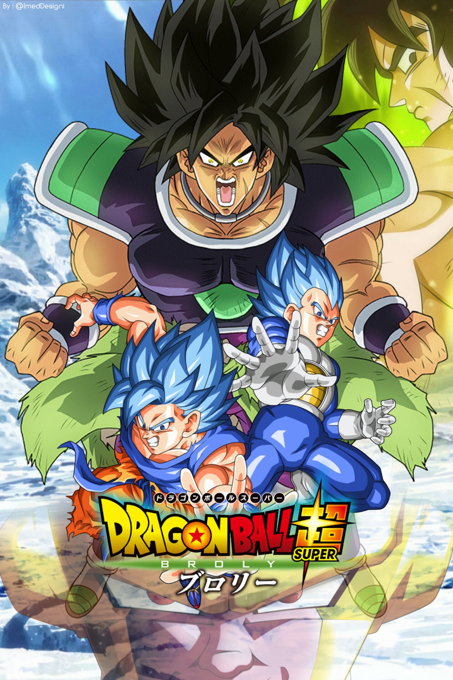 Film Dragon Ball Super Broly 2018 | Poster by ImedJimmy on DeviantArt