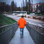 Red jacket