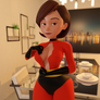 Helen Parr Elastigirl ripped suit pinup