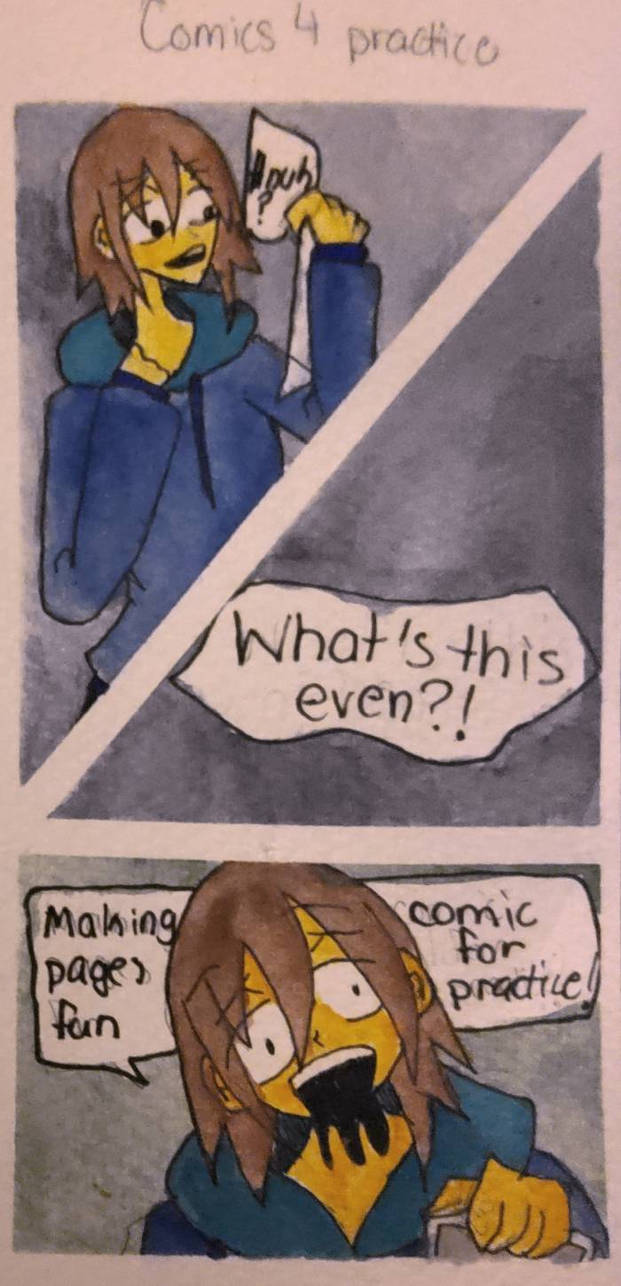 Sad Comic Deviantart Sad artist- Comics 4 practice by AshWaifuCreation on DeviantArt