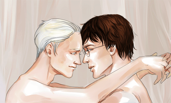 pix Fanart Drarry Kiss Gif malfoy kiss gif by herbst regen