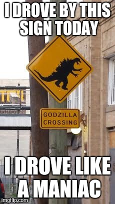 Godzilla Crossing by JapaneseGodzilla on DeviantArt