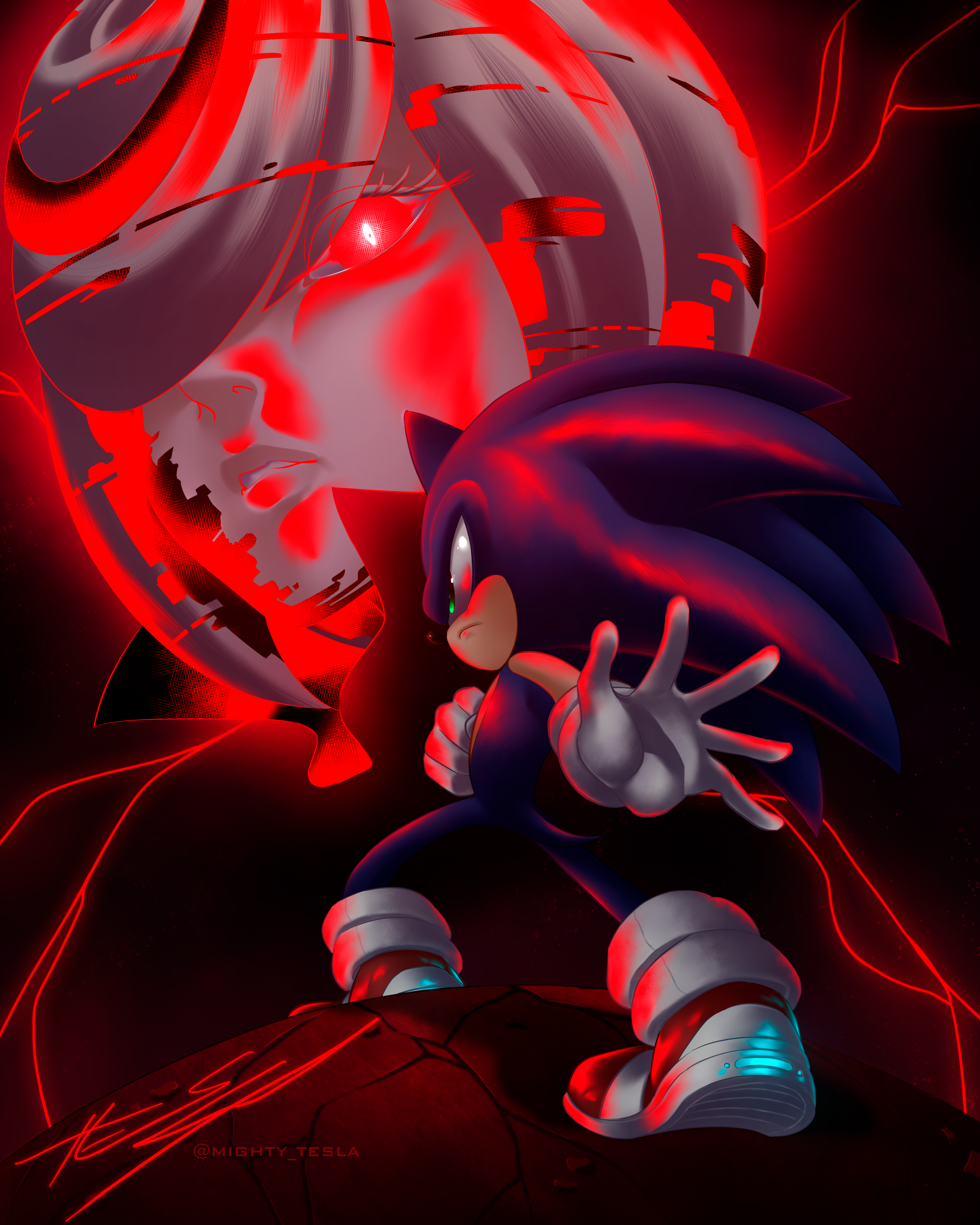 Final Showdown (Sonic Frontiers FanArt) by MIGHTY-TESLA on DeviantArt