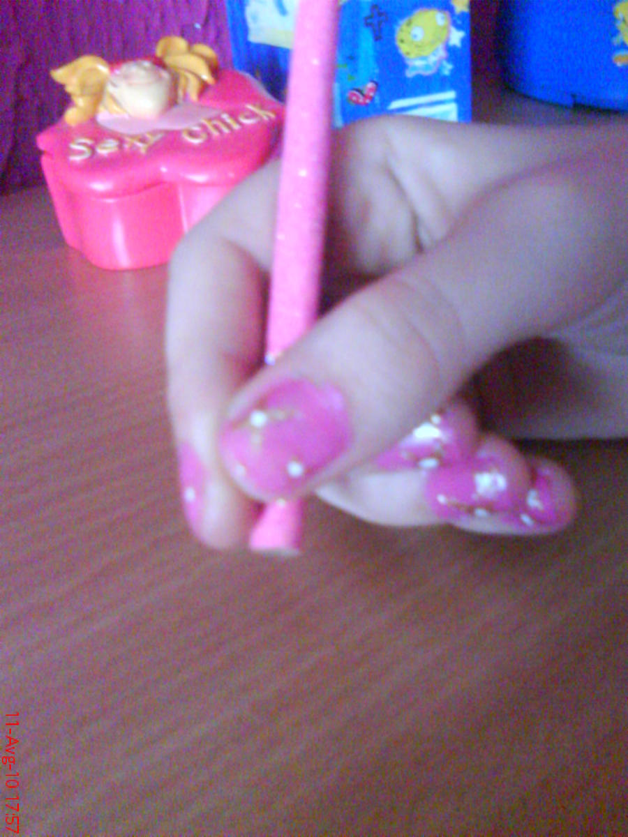 Simple Pink Nail Design