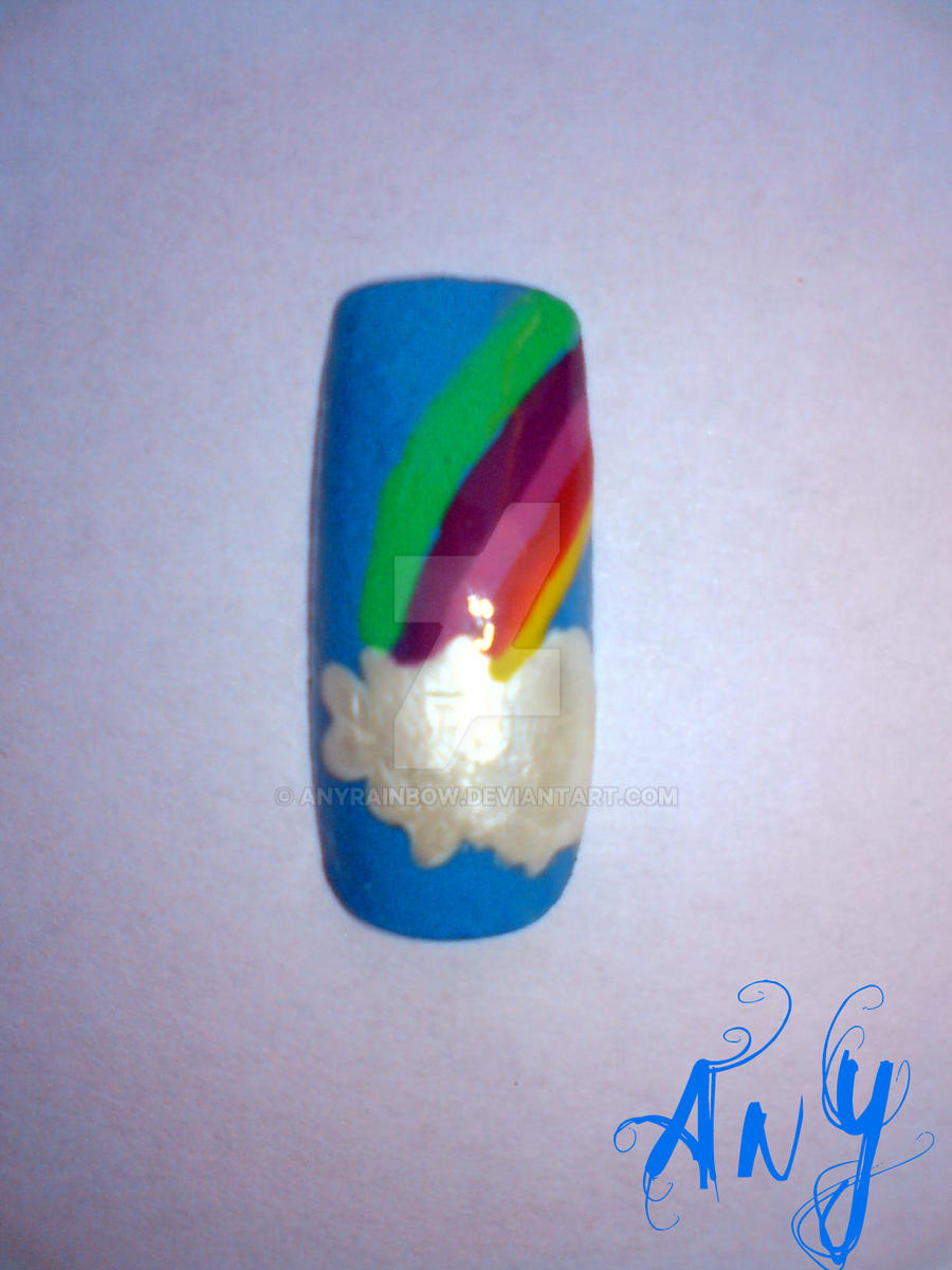 Rainbow Nail Design