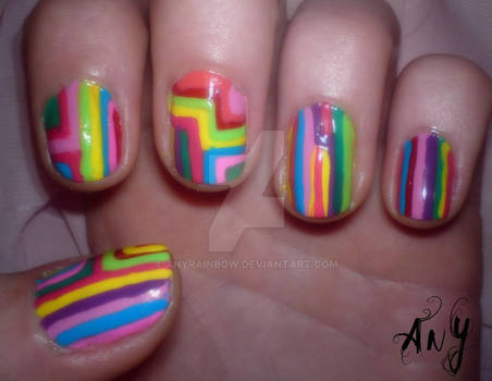 Colorful Nail Design