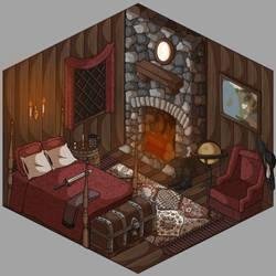 Alfred's Room by Cazuuki