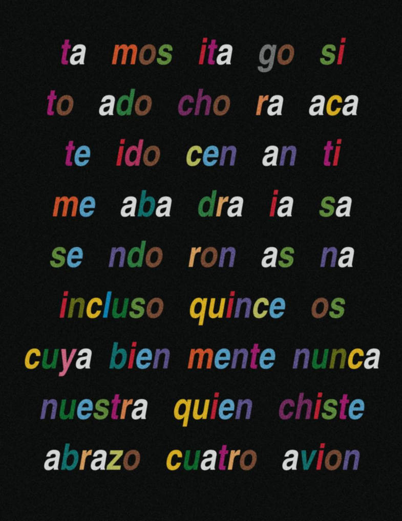 Spanish Word Chart 8 by SaranKaibaran on DeviantArt