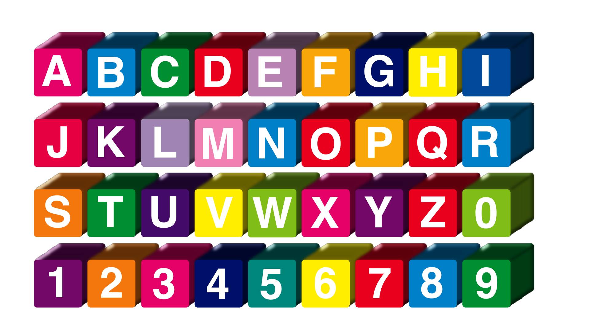 Alphabet and Number Blocks in 2009 by SaranKaibaran on DeviantArt