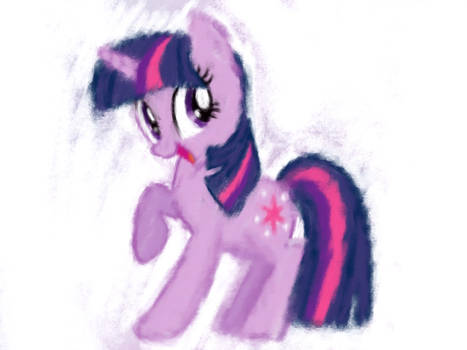 Twilight Sparkle (charcoal sketch)