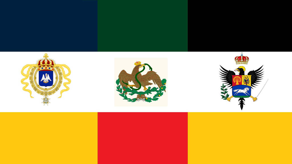 Flag of Louisiano-Mexicano-Venezuelan empire by DrawNick on DeviantArt