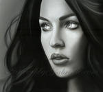 Megan Fox Drawing by GabrielleBrickey