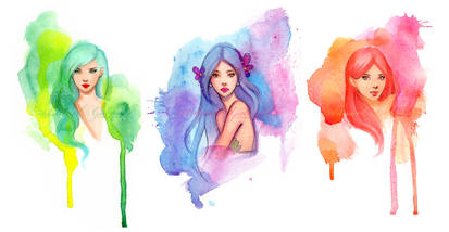 Watercolor Girls