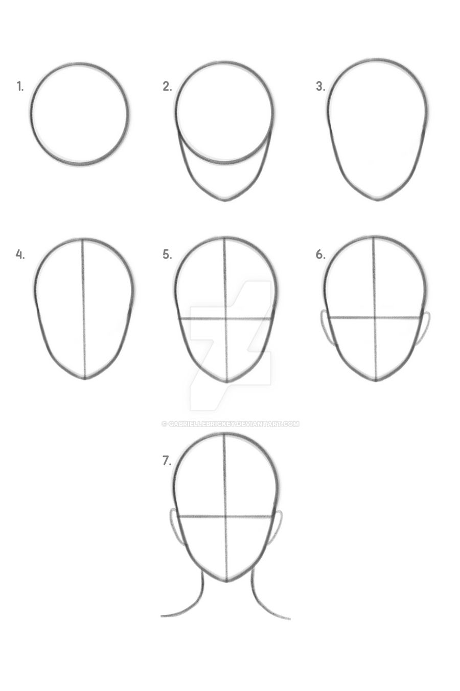 Head Drawing Tutorial Step by Step