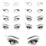 How to draw eyes step by step