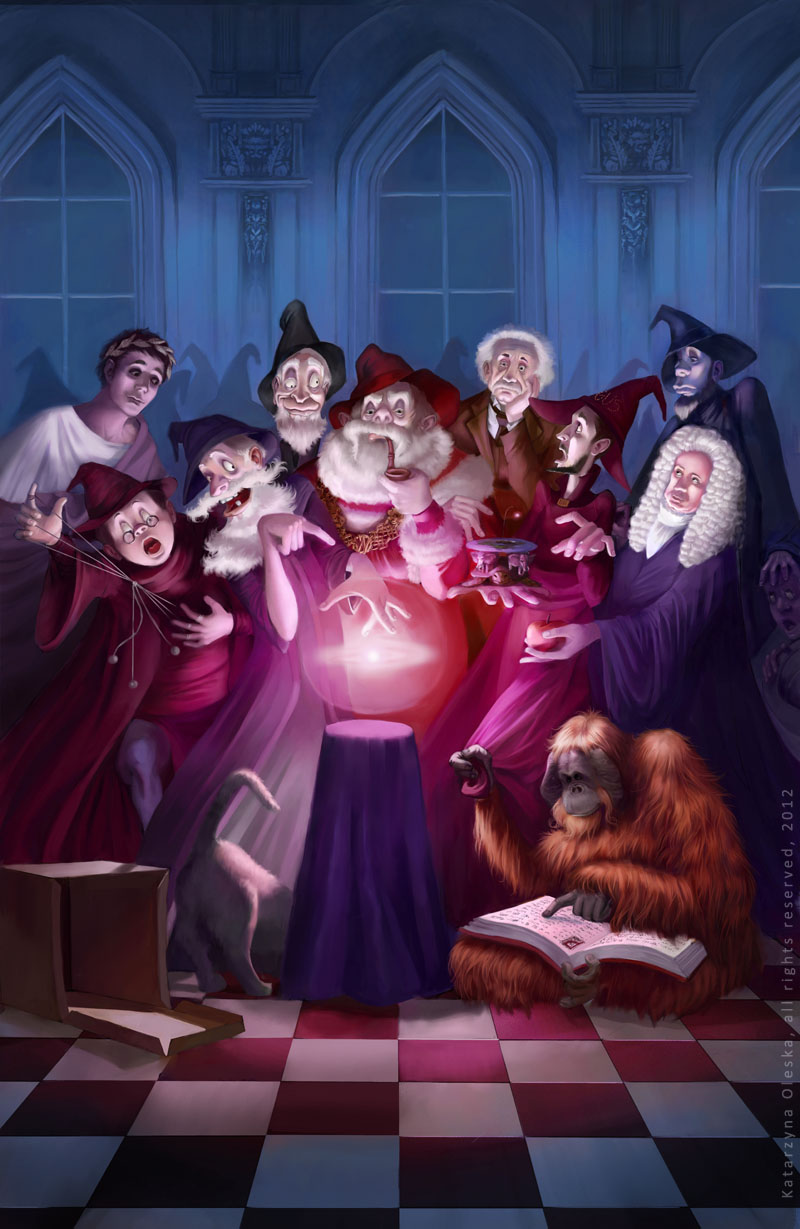 Deviantart Discworld Cover illustration to Science Of The Discworld 1 by katea on DeviantArt