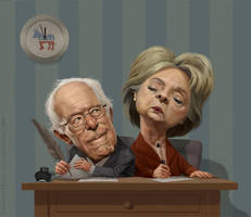 Bernie and Hillary