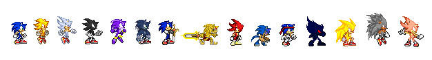 All Sonic Forms By Camunon On DeviantArt